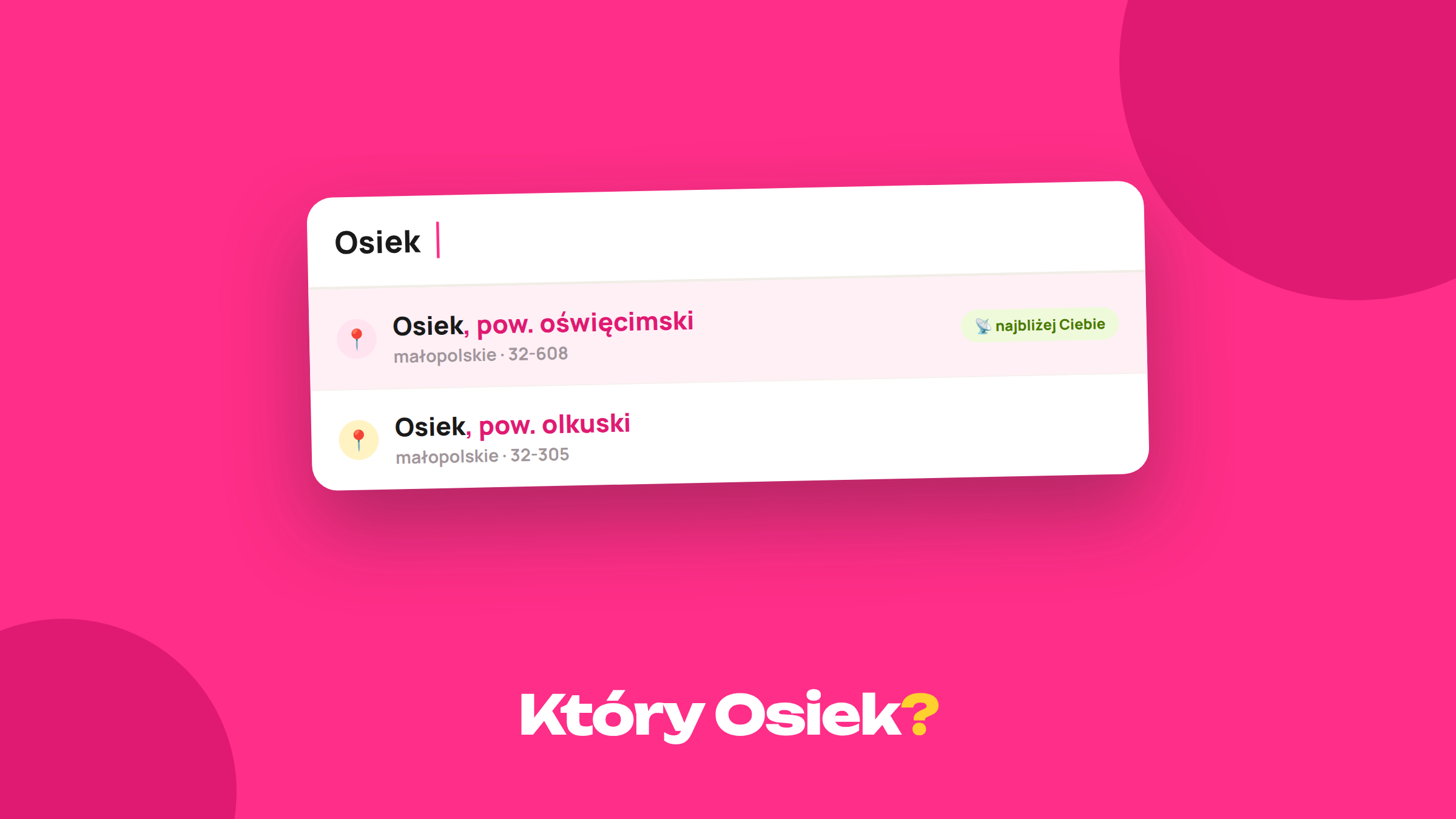Był jeszcze drugi Osiek
